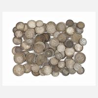 Konvolut Silbermünzen Deutsches Reich111