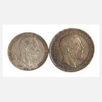 Zwei Münzen Schwarzburg-Sondershausen111