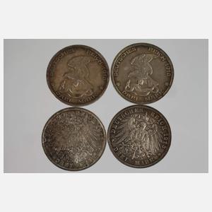 Konvolut Münzen Kaiserreich