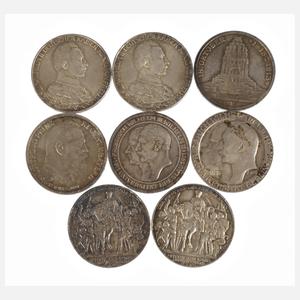 Konvolut Münzen Kaiserreich