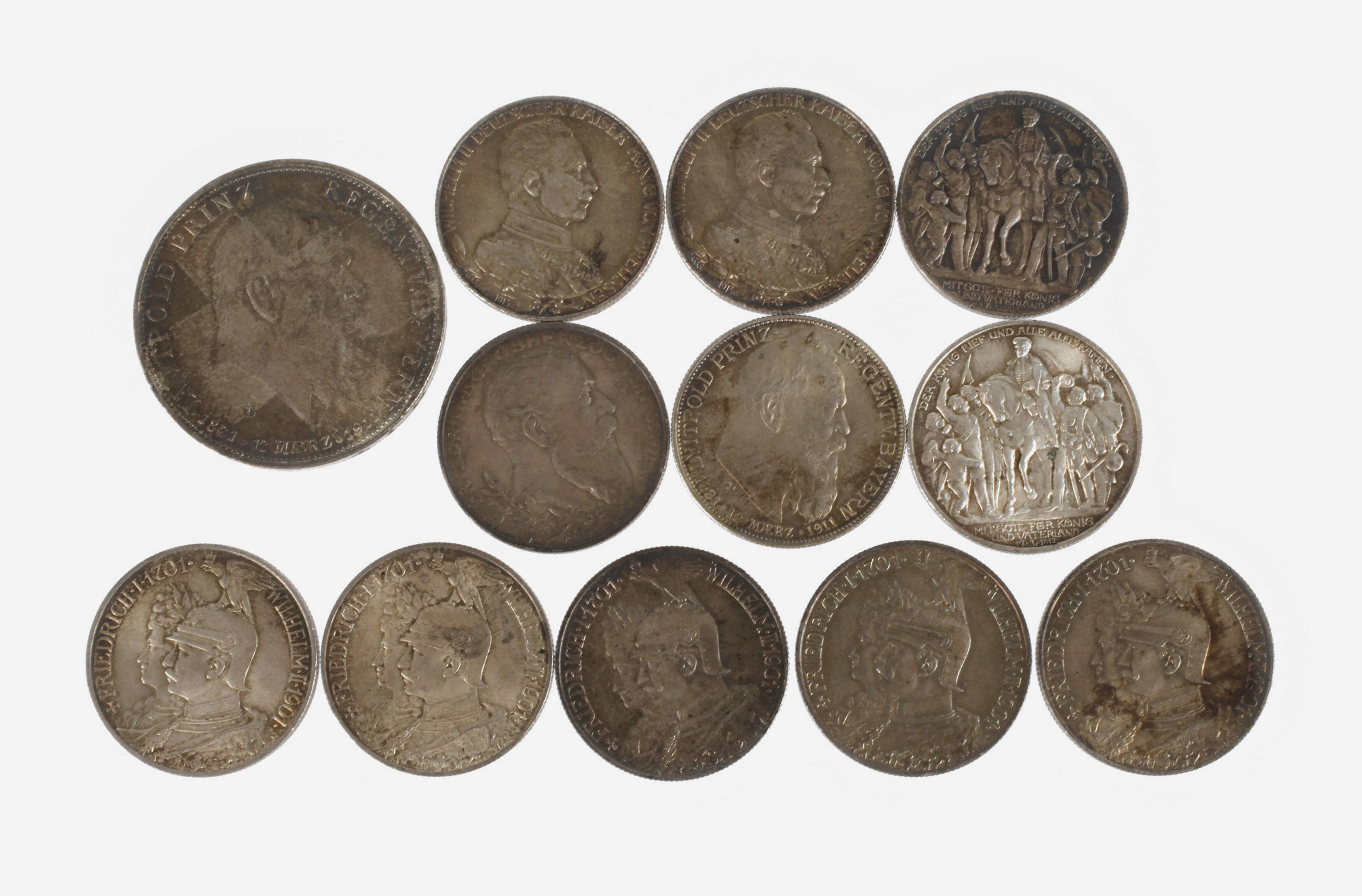 Konvolut Münzen Kaiserreich