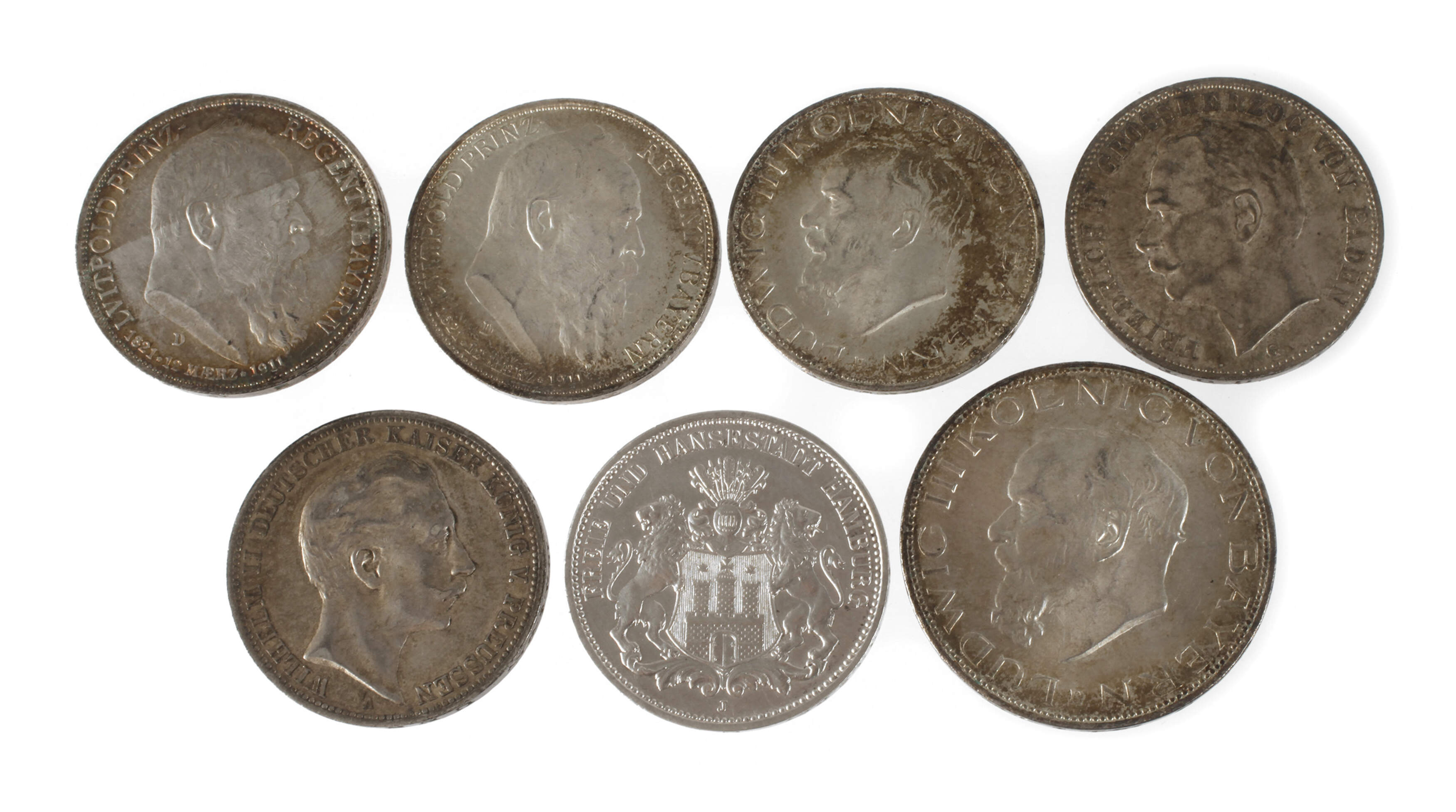 Konvolut Münzen Kaiserreich
