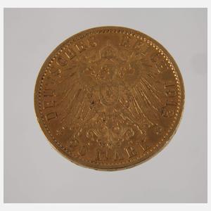 20 Goldmark Preußen