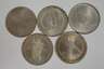 Konvolut 5 Mark Münzen Weimar
