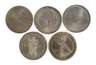 Konvolut 5 Mark Münzen Weimar