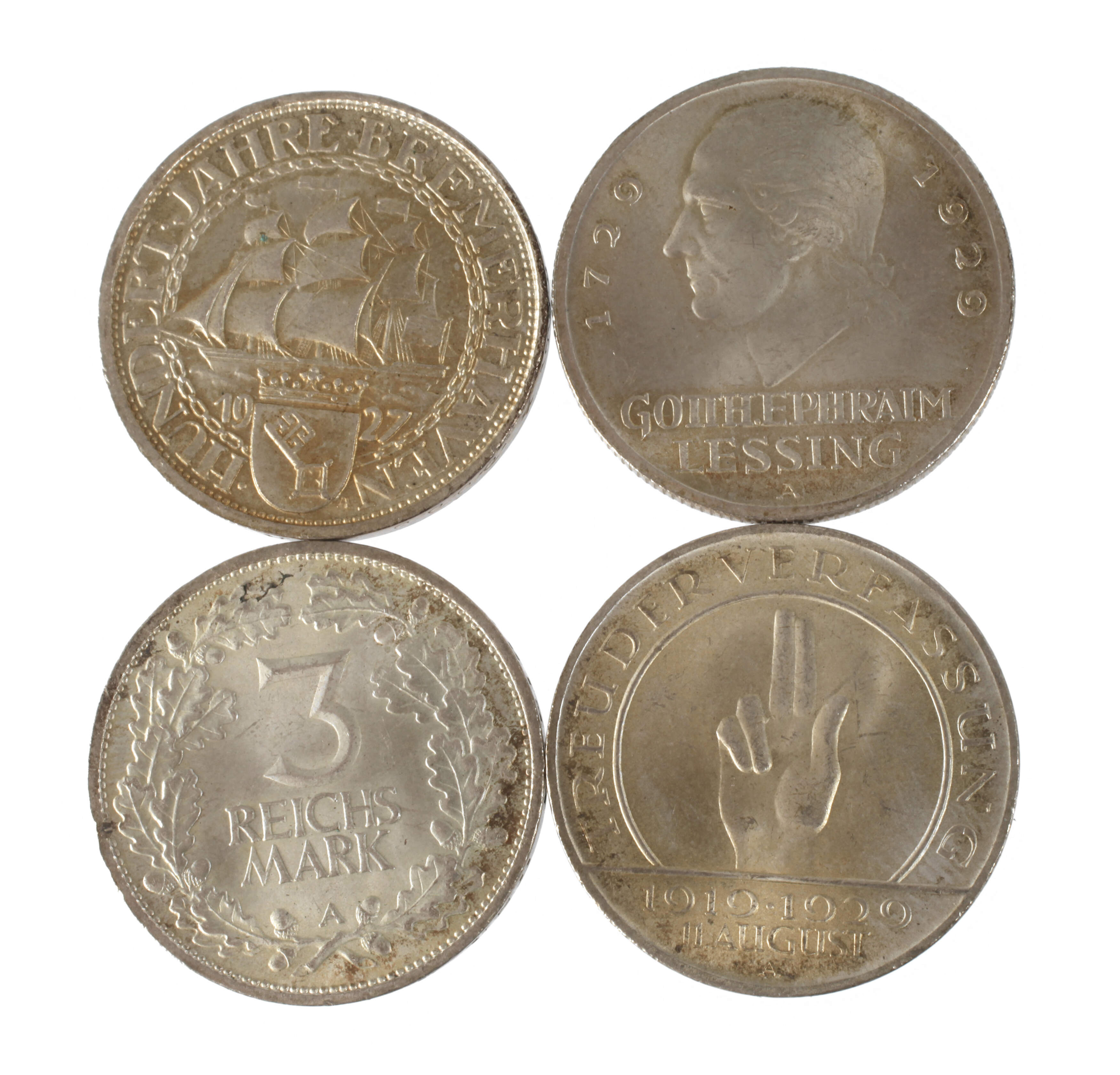 Konvolut Münzen Weimar