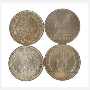 Konvolut Münzen Weimar