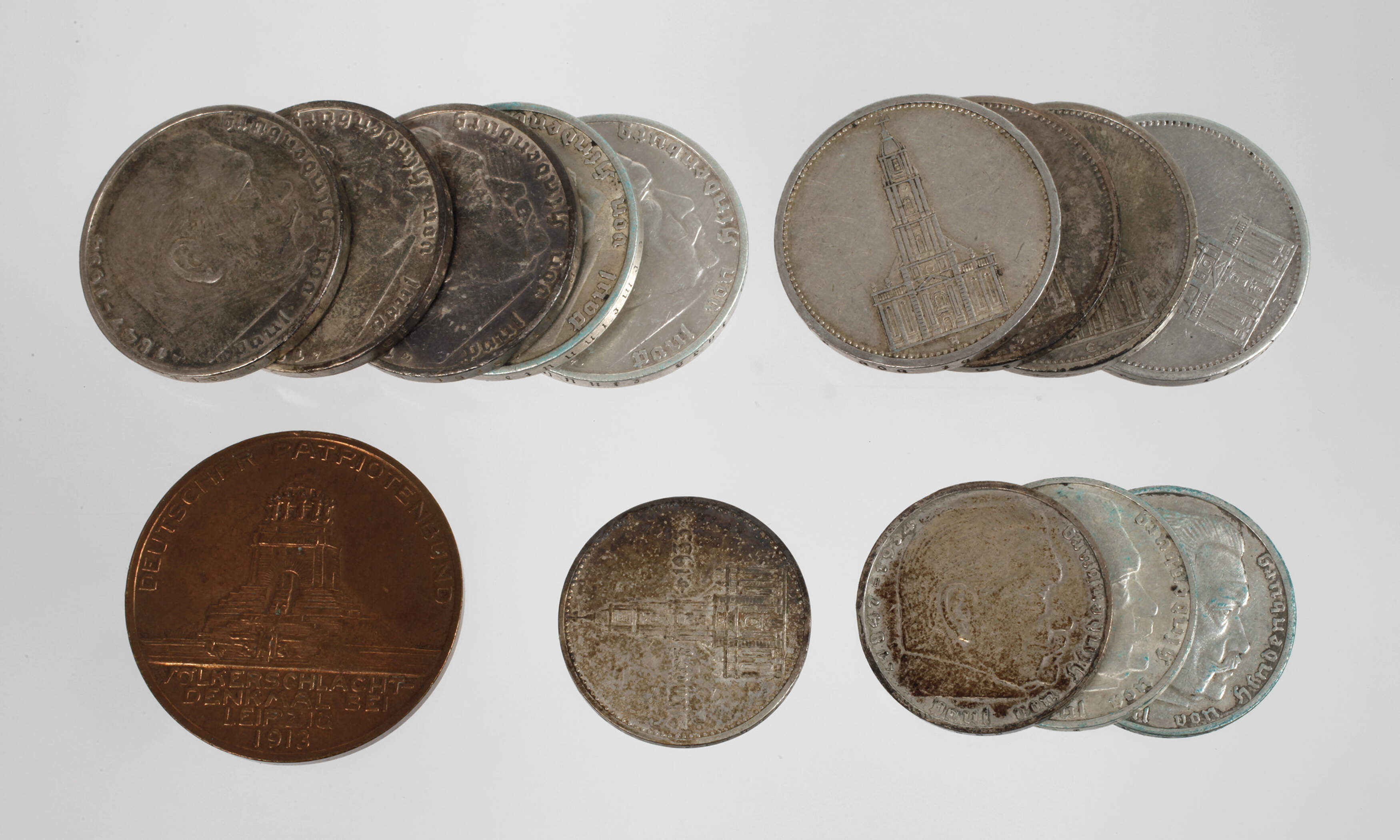 Konvolut Silbermünzen 3. Reich