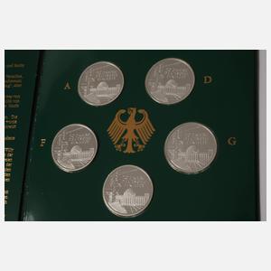 Konvolut 10 DM-Gedenkmünzen