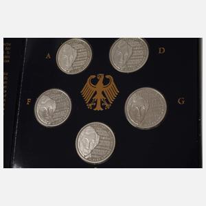 Konvolut 10 DM-Gedenkmünzen