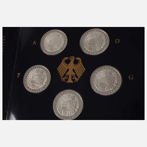 Konvolut 10 DM-Gedenkmünzen
