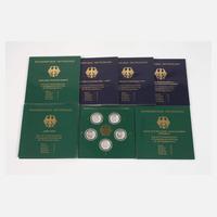 Konvolut 10 DM-Gedenkmünzen111