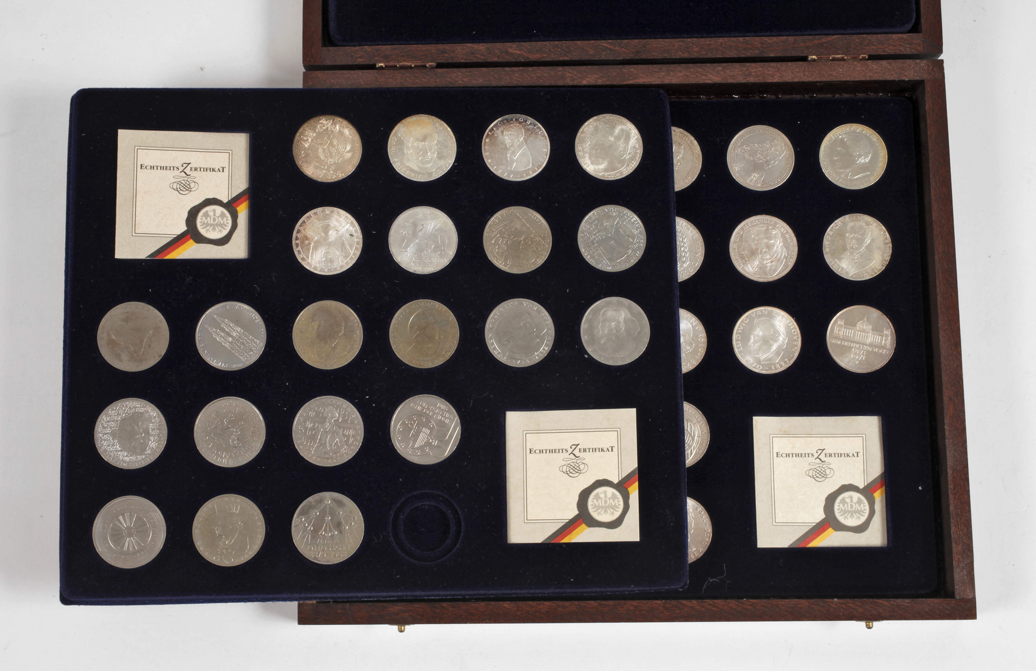 Konvolut 5-DM-Gedenkmünzen BRD