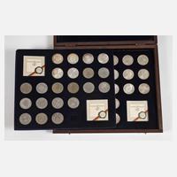 Konvolut 5-DM-Gedenkmünzen BRD111