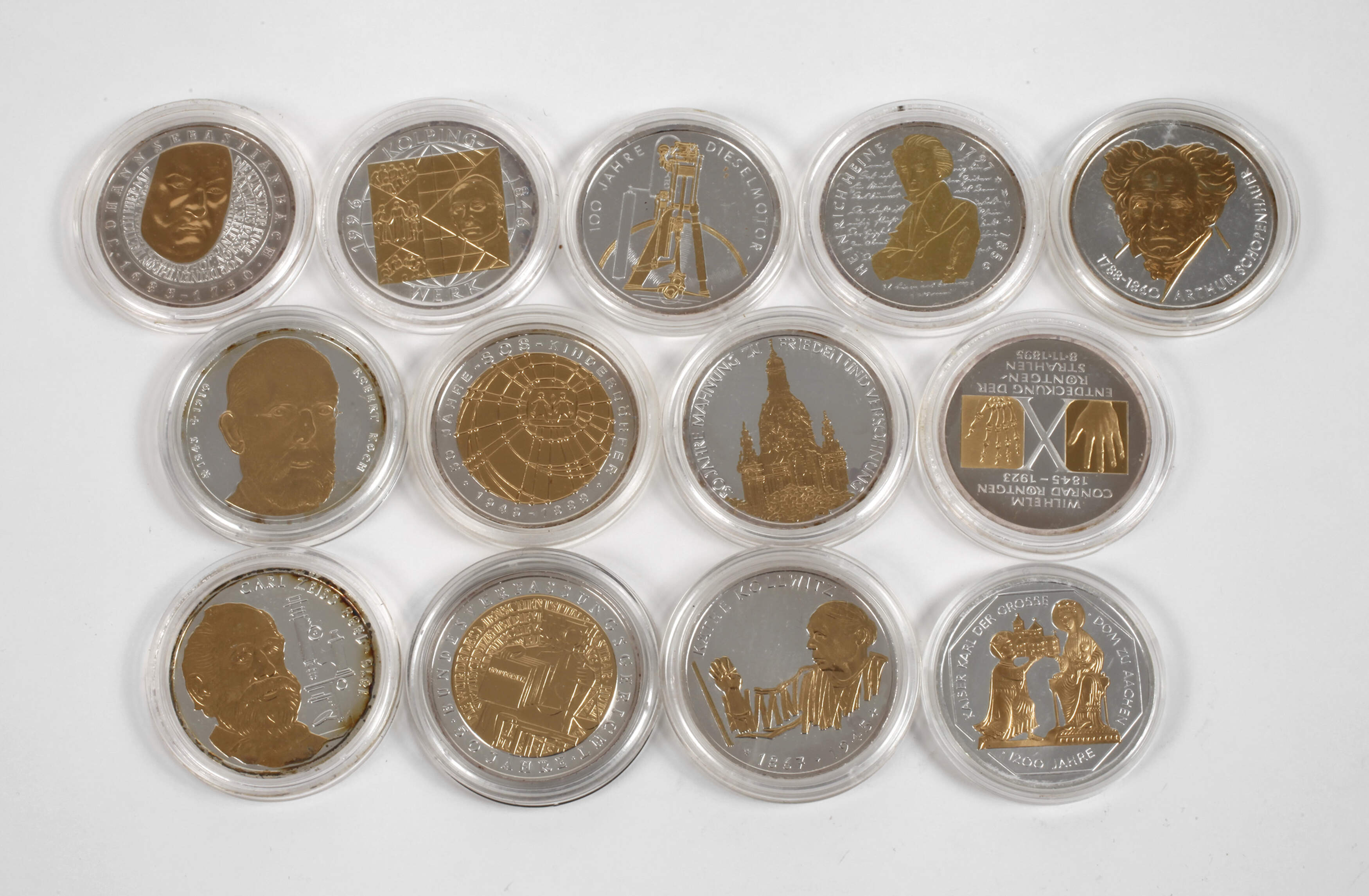 Konvolut 10-DM-Gedenkmünzen