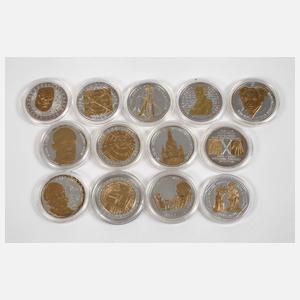 Konvolut 10-DM-Gedenkmünzen