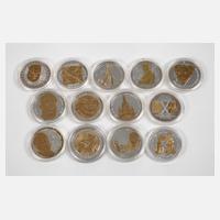 Konvolut 10-DM-Gedenkmünzen111