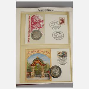 Großes Konvolut Numisbriefe Europa
