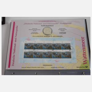 Konvolut Numisblätter 10 Euro