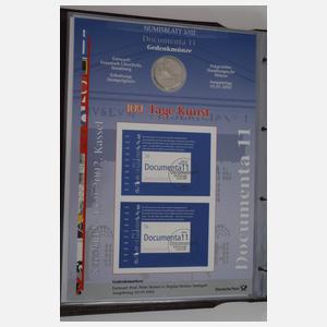 Konvolut Numisblätter 10 Euro