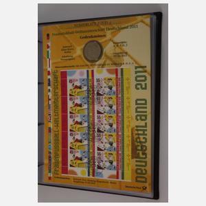 Konvolut Numisblätter 10 Euro