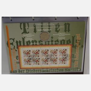 Konvolut Numisblätter 10 Euro