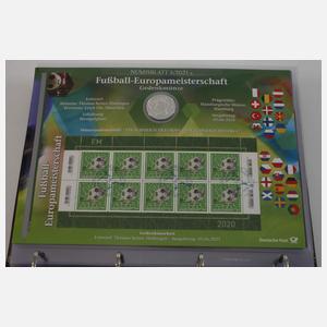 Konvolut Numisblätter 20 Euro