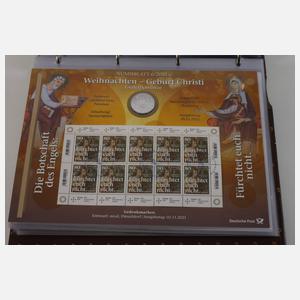 Konvolut Numisblätter 20 Euro