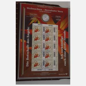 Konvolut Numisblätter 20 Euro