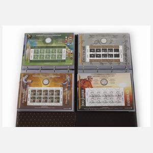 Konvolut Numisblätter 20 Euro