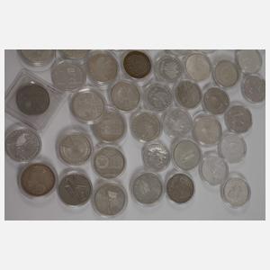 Konvolut 10- und 20-Euro-Gedenkmünzen BRD