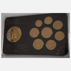 Konvolut Euro-Kursmünzensätze