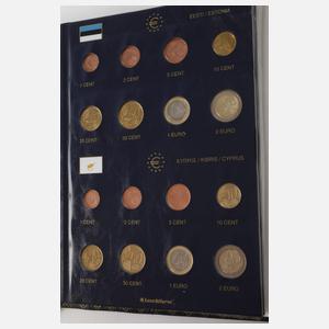 Konvolut Euro-Kursmünzensätze