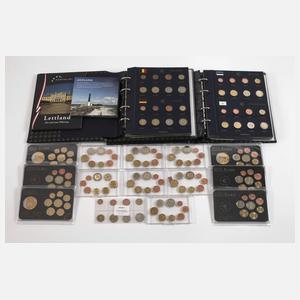 Konvolut Euro-Kursmünzensätze