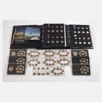 Konvolut Euro-Kursmünzensätze111