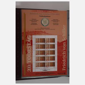 Konvolut Numisblätter und -briefe