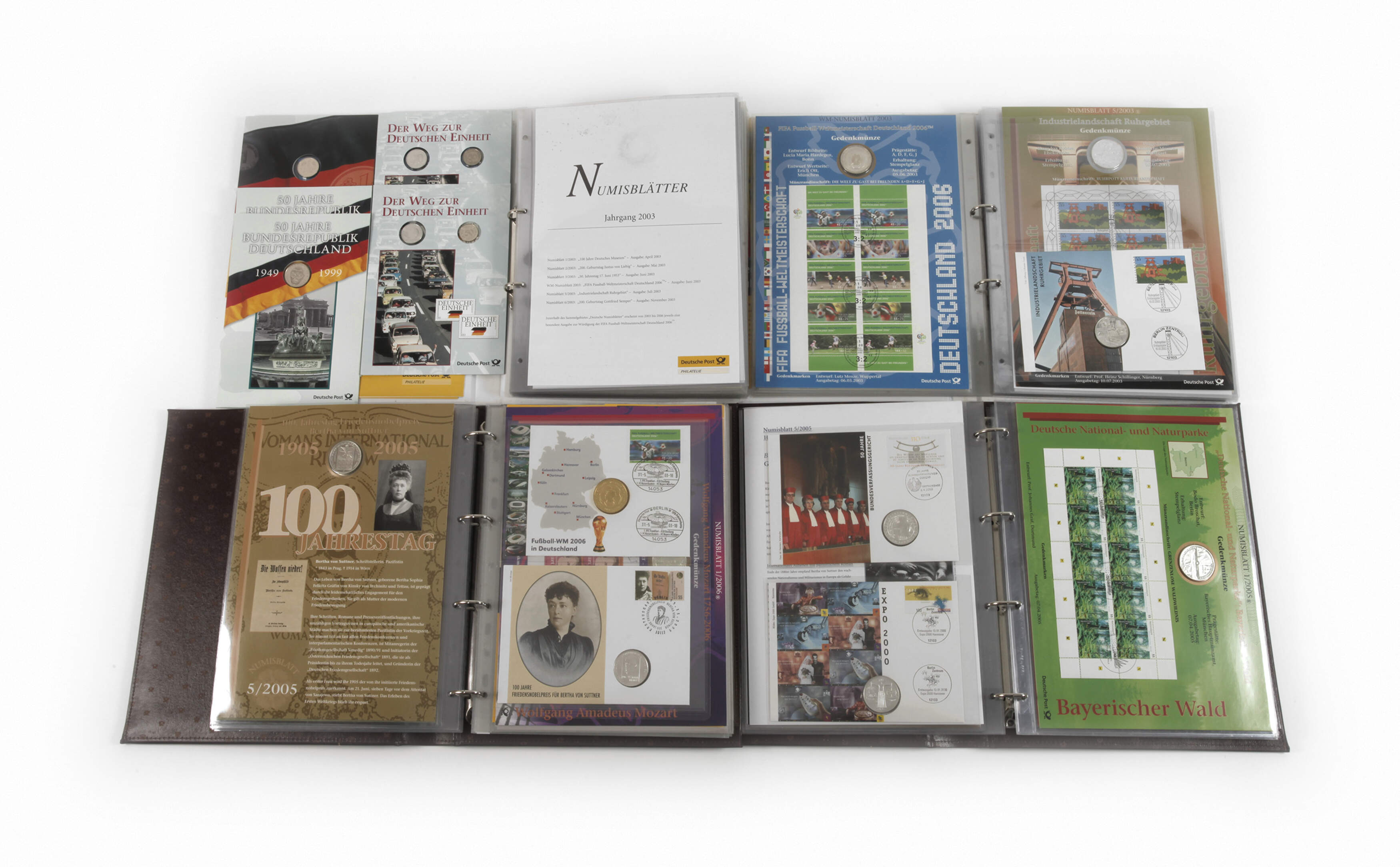 Konvolut Numisblätter und -briefe