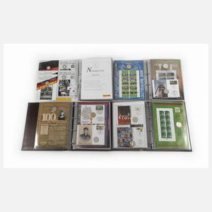 Konvolut Numisblätter und -briefe