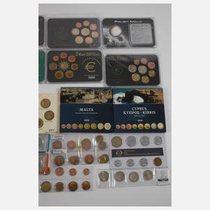 Konvolut Euro-Gedenkmünzen und Kursmünzen Ausland