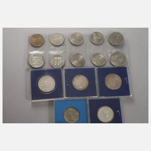 Konvolut DDR-Gedenkmünzen