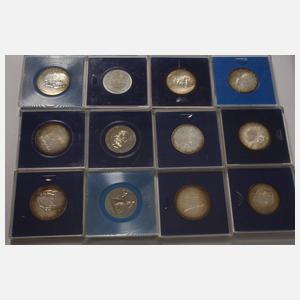 Konvolut DDR-Gedenkmünzen