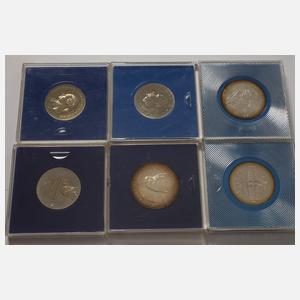 Konvolut DDR-Gedenkmünzen