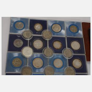 Konvolut DDR-Gedenkmünzen