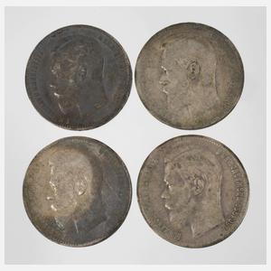 Konvolut Silberrubel