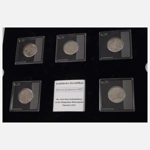 Konvolut Kursmünzensätze Präsidenten USA