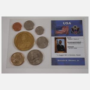Konvolut Kursmünzensätze Präsidenten USA