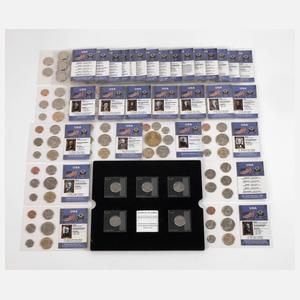 Konvolut Kursmünzensätze Präsidenten USA