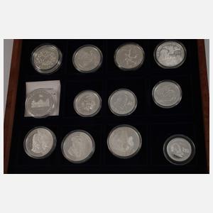 Konvolut Silbermünzen und -medaillen