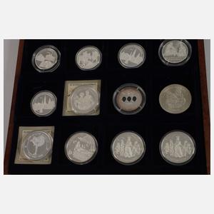 Konvolut Silbermünzen und -medaillen