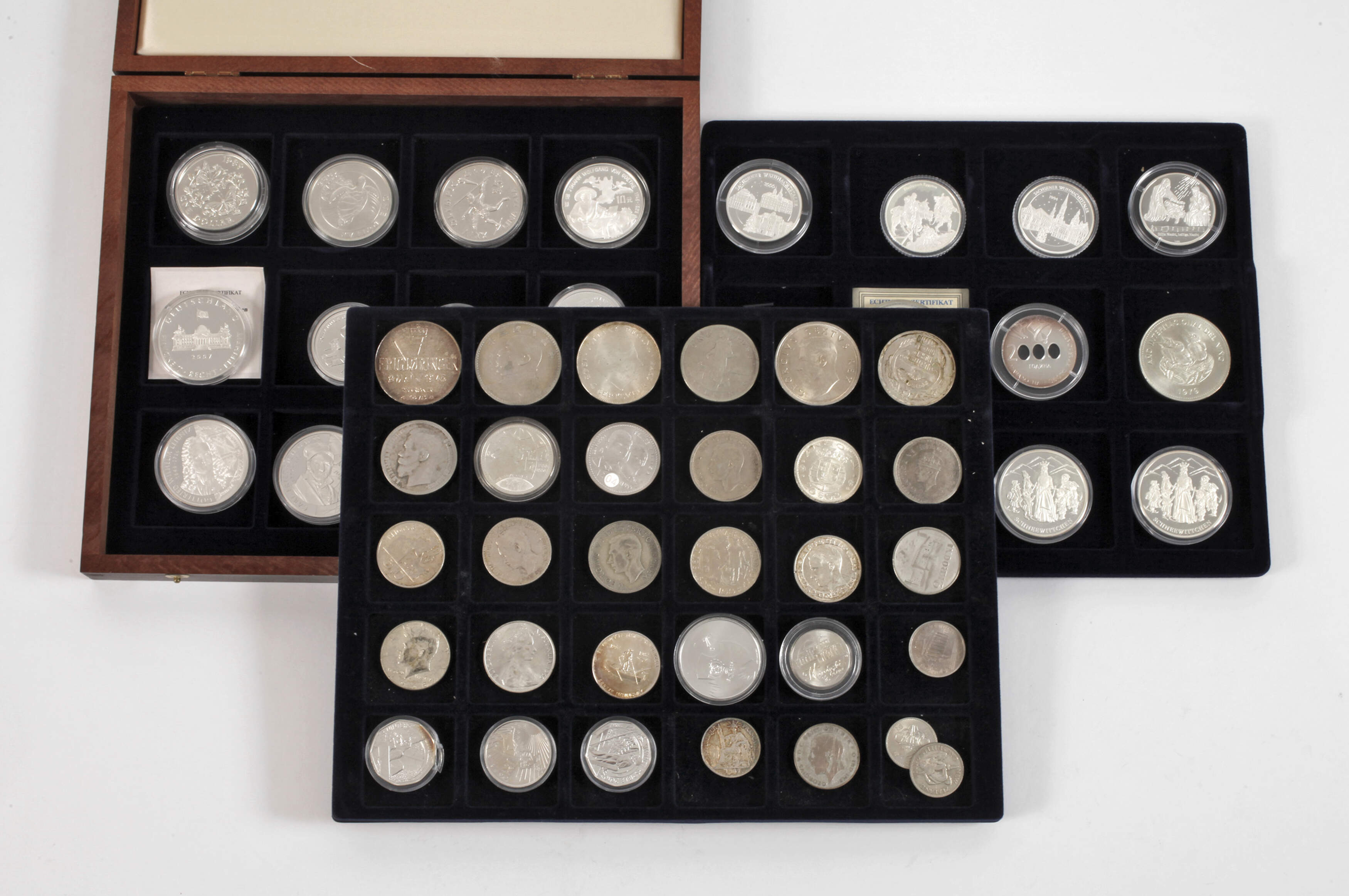 Konvolut Silbermünzen und -medaillen